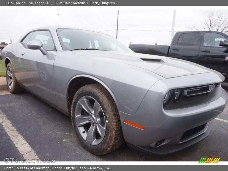 Billet Silver Metallic / Black/Tungsten 2015 Dodge Challenger SXT