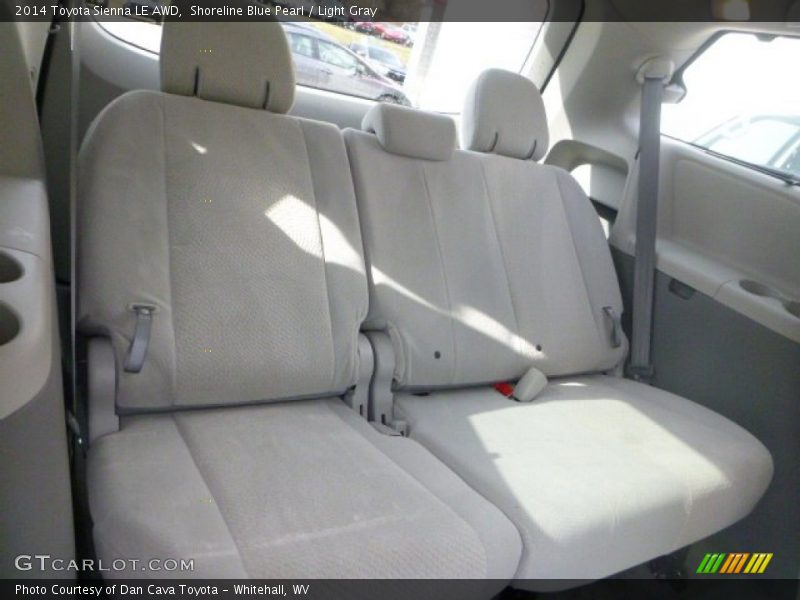 Shoreline Blue Pearl / Light Gray 2014 Toyota Sienna LE AWD