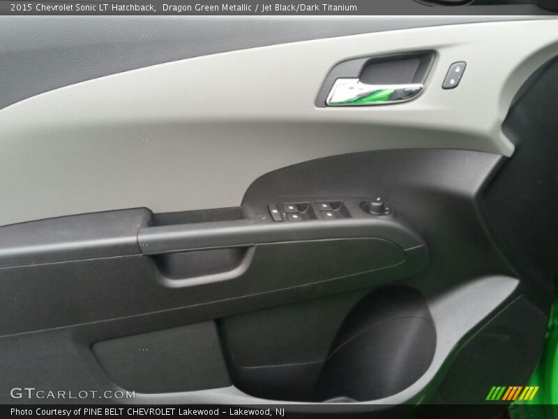 Dragon Green Metallic / Jet Black/Dark Titanium 2015 Chevrolet Sonic LT Hatchback