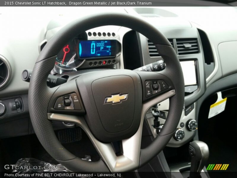 Dragon Green Metallic / Jet Black/Dark Titanium 2015 Chevrolet Sonic LT Hatchback