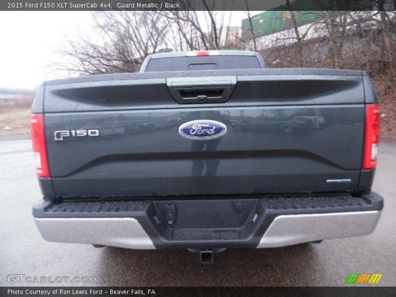 Guard Metallic / Black 2015 Ford F150 XLT SuperCab 4x4