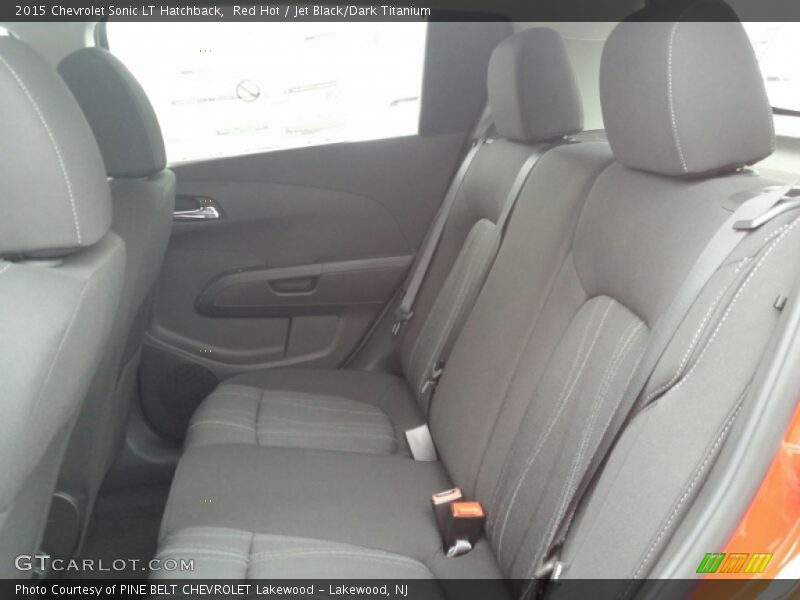 Red Hot / Jet Black/Dark Titanium 2015 Chevrolet Sonic LT Hatchback