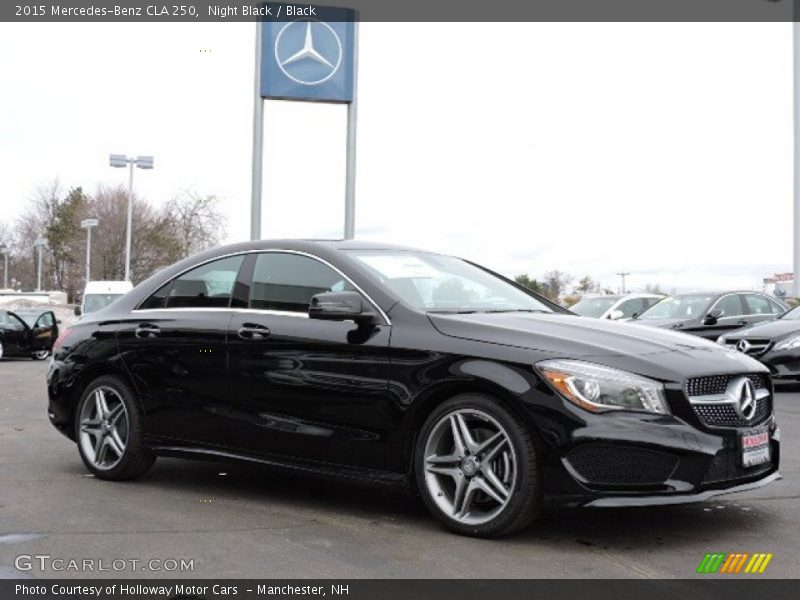 Night Black / Black 2015 Mercedes-Benz CLA 250