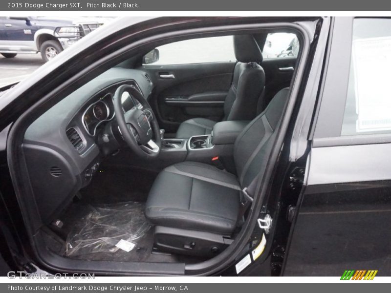 Pitch Black / Black 2015 Dodge Charger SXT
