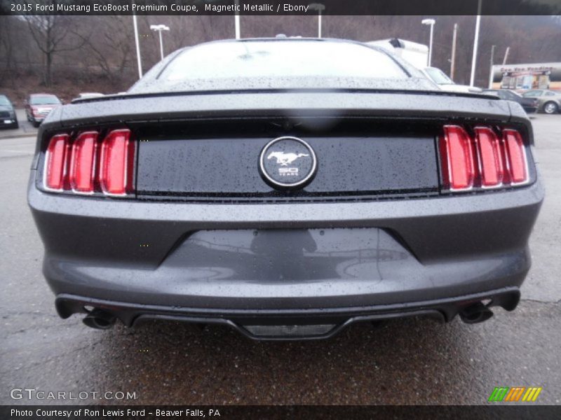 Magnetic Metallic / Ebony 2015 Ford Mustang EcoBoost Premium Coupe