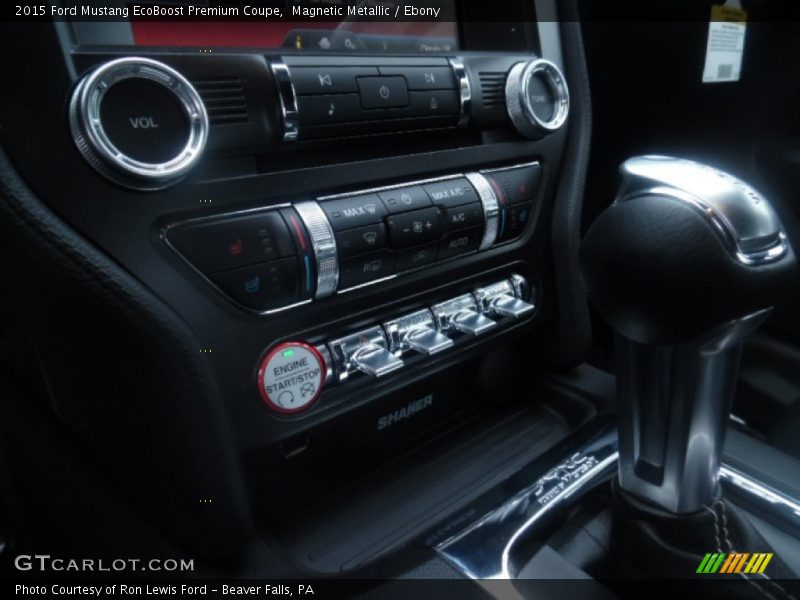 Magnetic Metallic / Ebony 2015 Ford Mustang EcoBoost Premium Coupe