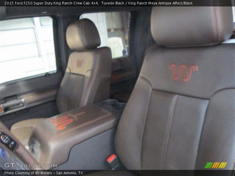 Tuxedo Black / King Ranch Mesa Antique Affect/Black 2015 Ford F250 Super Duty King Ranch Crew Cab 4x4
