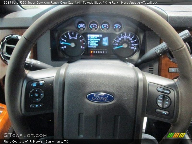Tuxedo Black / King Ranch Mesa Antique Affect/Black 2015 Ford F250 Super Duty King Ranch Crew Cab 4x4