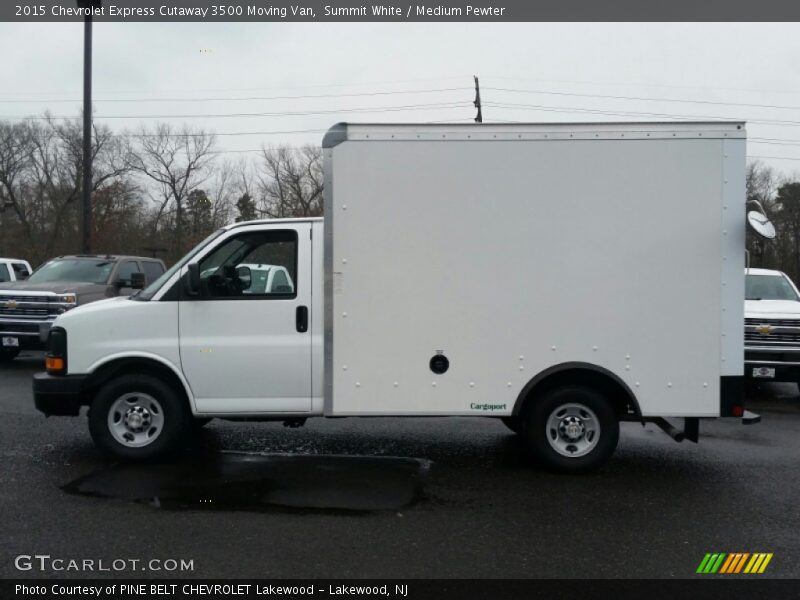 Summit White / Medium Pewter 2015 Chevrolet Express Cutaway 3500 Moving Van