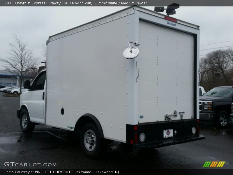 Summit White / Medium Pewter 2015 Chevrolet Express Cutaway 3500 Moving Van