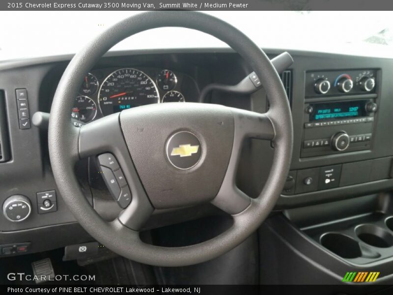 Summit White / Medium Pewter 2015 Chevrolet Express Cutaway 3500 Moving Van