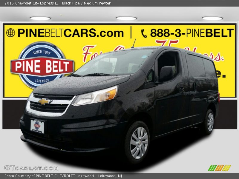 Black Pipe / Medium Pewter 2015 Chevrolet City Express LS