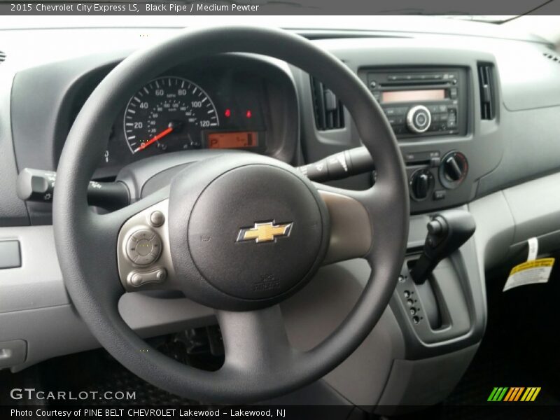 Black Pipe / Medium Pewter 2015 Chevrolet City Express LS