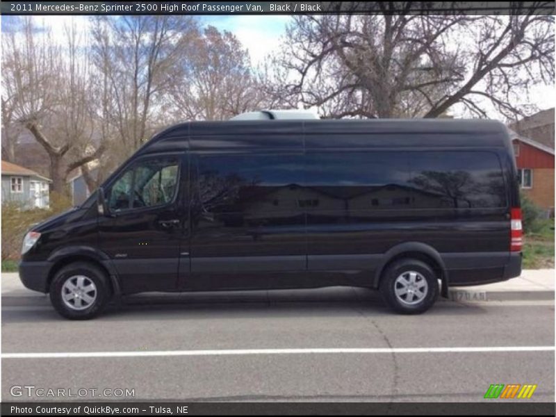 Black / Black 2011 Mercedes-Benz Sprinter 2500 High Roof Passenger Van