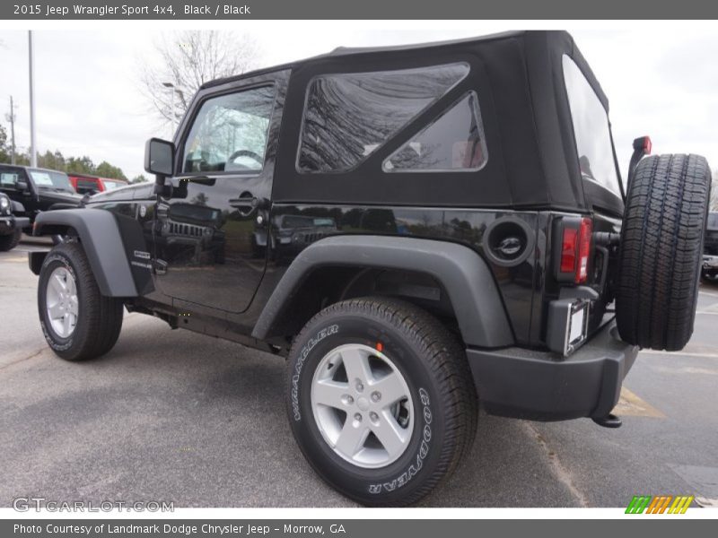 Black / Black 2015 Jeep Wrangler Sport 4x4