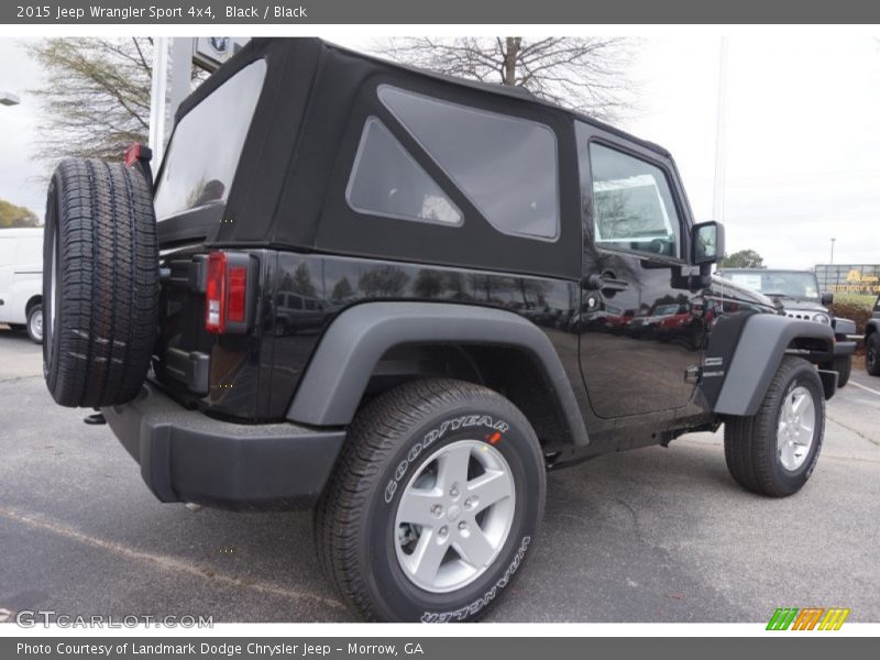 Black / Black 2015 Jeep Wrangler Sport 4x4