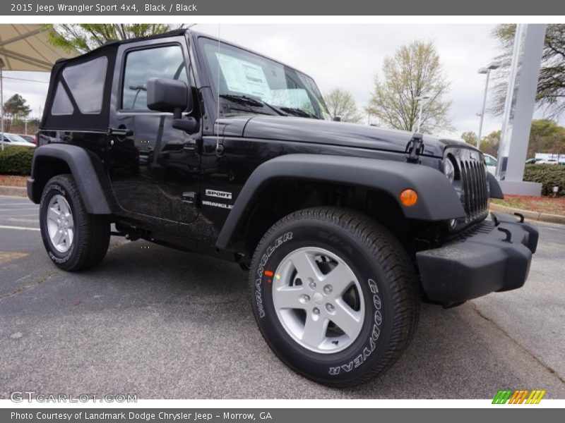 Black / Black 2015 Jeep Wrangler Sport 4x4