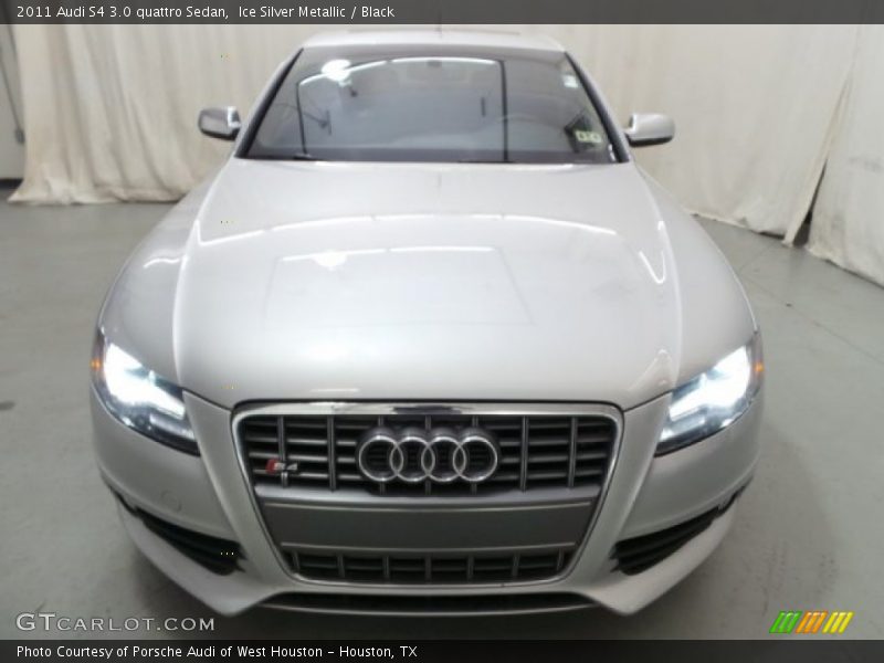 Ice Silver Metallic / Black 2011 Audi S4 3.0 quattro Sedan