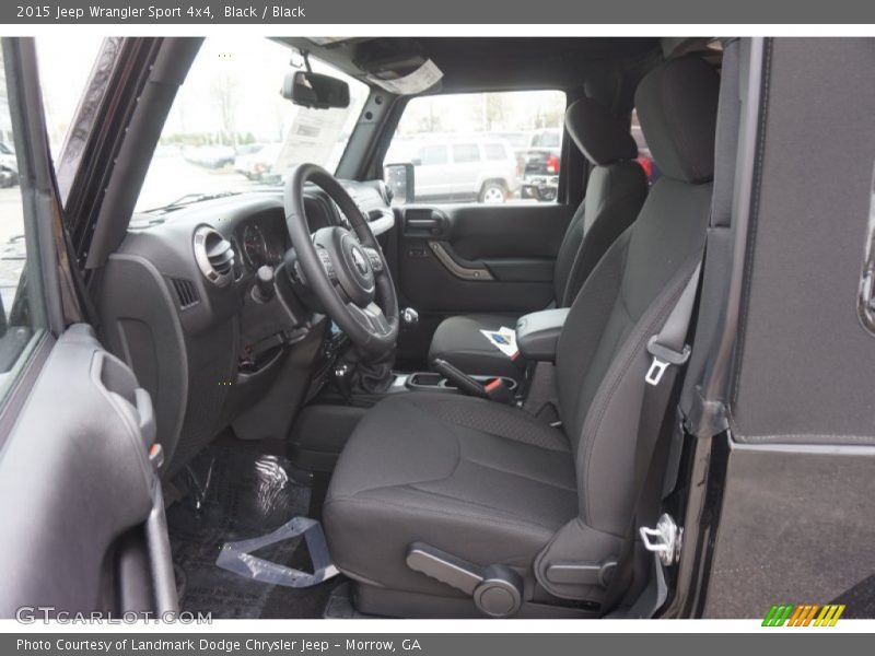 Black / Black 2015 Jeep Wrangler Sport 4x4