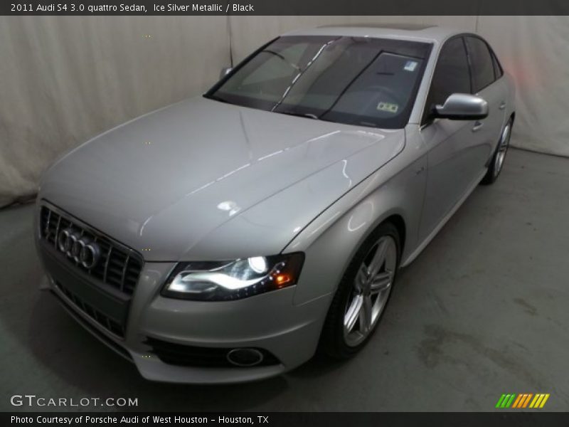 Ice Silver Metallic / Black 2011 Audi S4 3.0 quattro Sedan