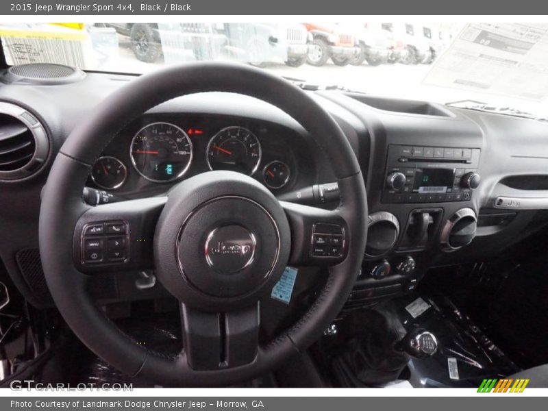 Black / Black 2015 Jeep Wrangler Sport 4x4