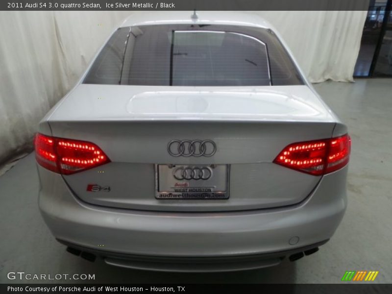 Ice Silver Metallic / Black 2011 Audi S4 3.0 quattro Sedan
