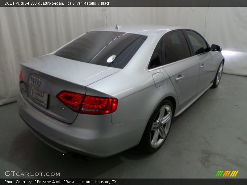 Ice Silver Metallic / Black 2011 Audi S4 3.0 quattro Sedan