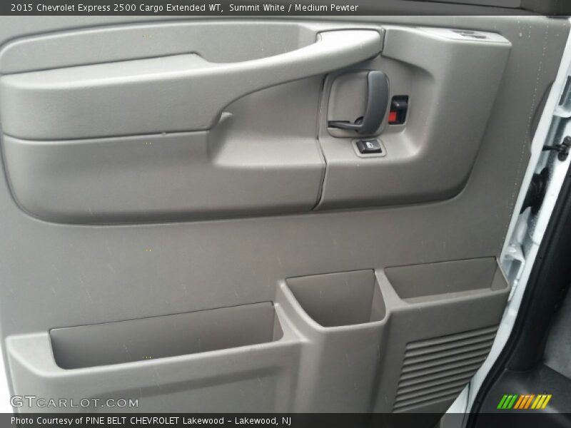 Summit White / Medium Pewter 2015 Chevrolet Express 2500 Cargo Extended WT