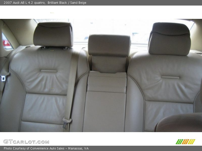 Brilliant Black / Sand Beige 2007 Audi A8 L 4.2 quattro