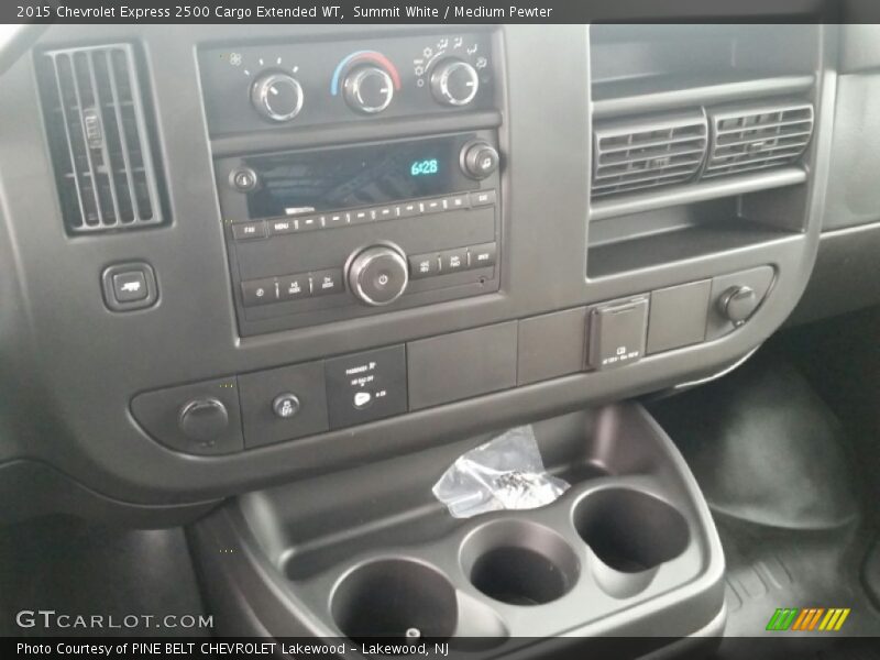 Summit White / Medium Pewter 2015 Chevrolet Express 2500 Cargo Extended WT