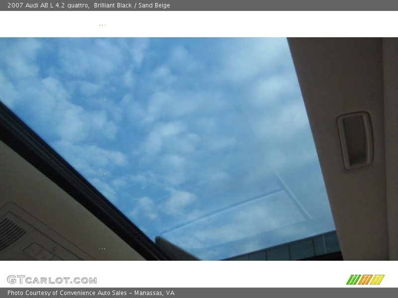 Brilliant Black / Sand Beige 2007 Audi A8 L 4.2 quattro