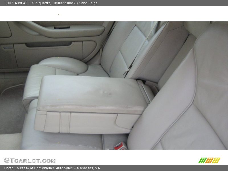 Brilliant Black / Sand Beige 2007 Audi A8 L 4.2 quattro