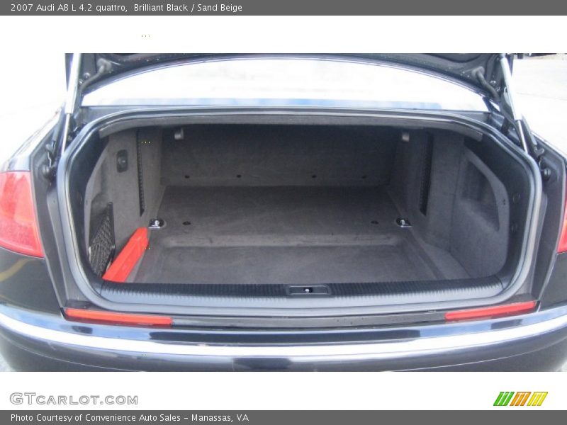 Brilliant Black / Sand Beige 2007 Audi A8 L 4.2 quattro