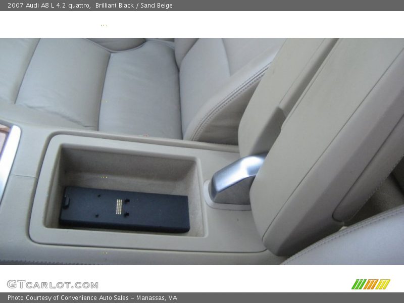Brilliant Black / Sand Beige 2007 Audi A8 L 4.2 quattro
