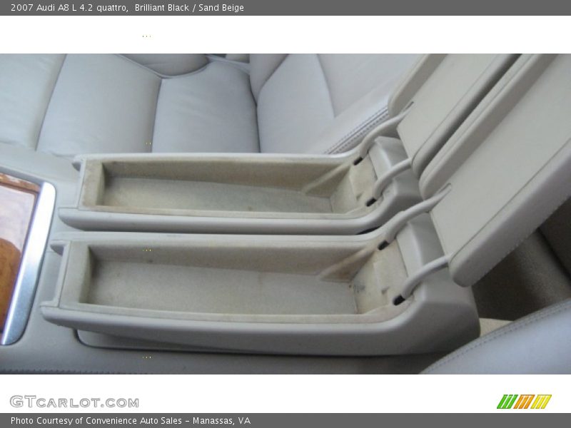 Brilliant Black / Sand Beige 2007 Audi A8 L 4.2 quattro