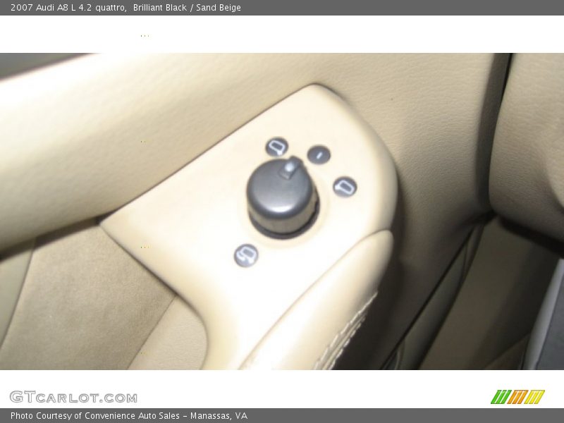 Brilliant Black / Sand Beige 2007 Audi A8 L 4.2 quattro
