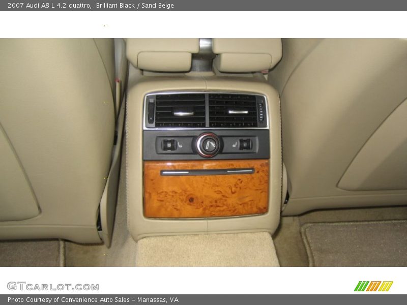 Brilliant Black / Sand Beige 2007 Audi A8 L 4.2 quattro
