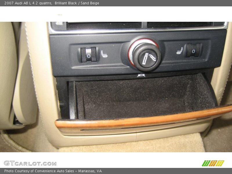 Brilliant Black / Sand Beige 2007 Audi A8 L 4.2 quattro