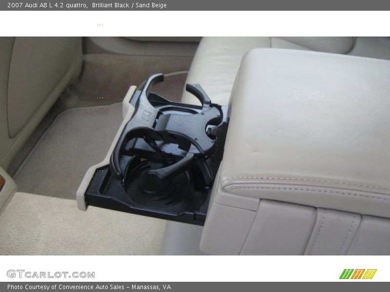Brilliant Black / Sand Beige 2007 Audi A8 L 4.2 quattro