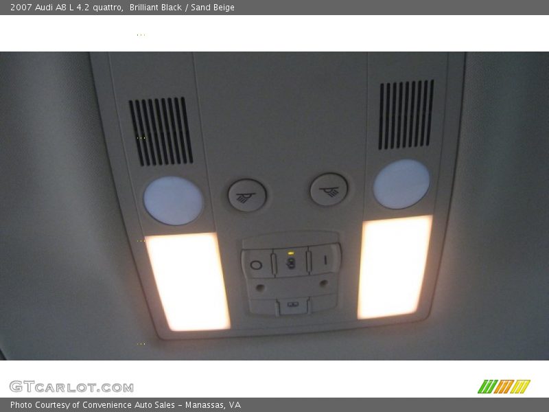 Brilliant Black / Sand Beige 2007 Audi A8 L 4.2 quattro