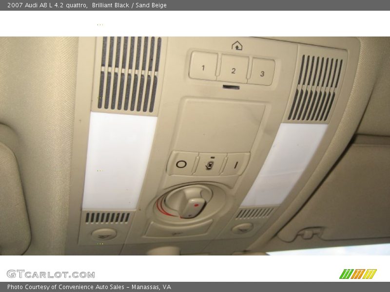 Brilliant Black / Sand Beige 2007 Audi A8 L 4.2 quattro