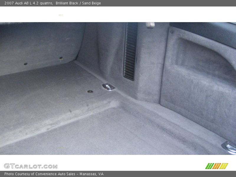 Brilliant Black / Sand Beige 2007 Audi A8 L 4.2 quattro