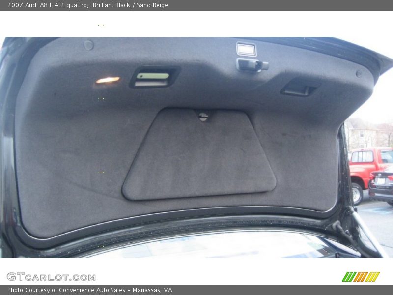 Brilliant Black / Sand Beige 2007 Audi A8 L 4.2 quattro