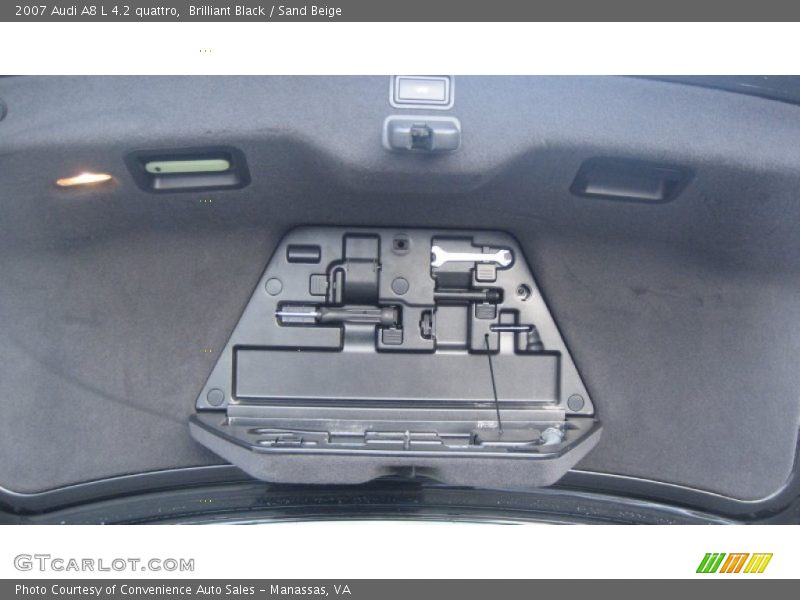 Brilliant Black / Sand Beige 2007 Audi A8 L 4.2 quattro