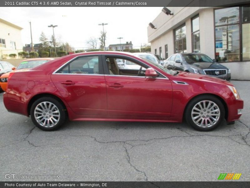 Crystal Red Tintcoat / Cashmere/Cocoa 2011 Cadillac CTS 4 3.6 AWD Sedan