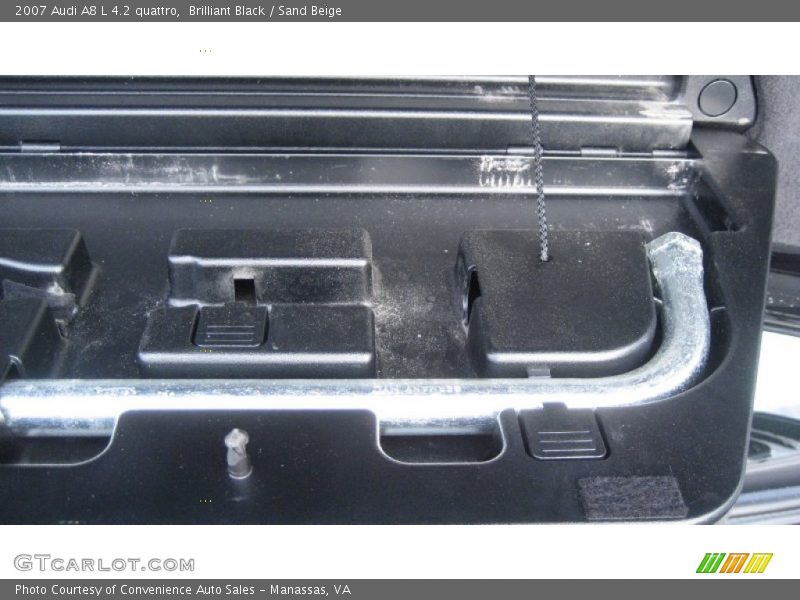 Brilliant Black / Sand Beige 2007 Audi A8 L 4.2 quattro