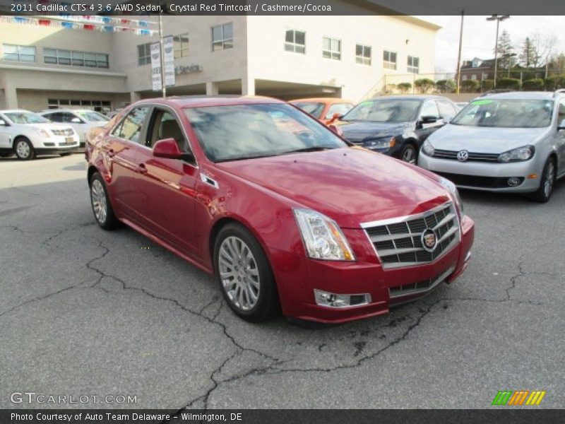 Crystal Red Tintcoat / Cashmere/Cocoa 2011 Cadillac CTS 4 3.6 AWD Sedan