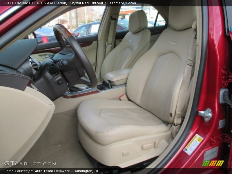 Crystal Red Tintcoat / Cashmere/Cocoa 2011 Cadillac CTS 4 3.6 AWD Sedan