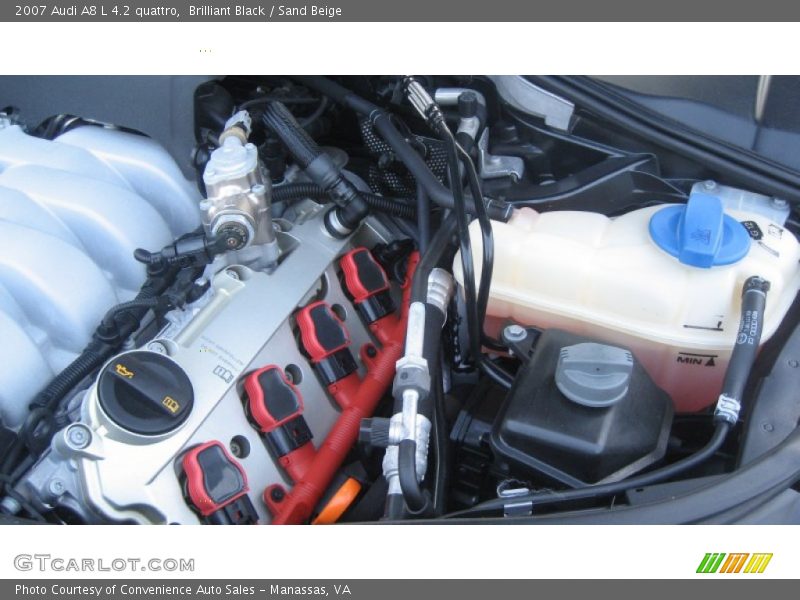 Brilliant Black / Sand Beige 2007 Audi A8 L 4.2 quattro