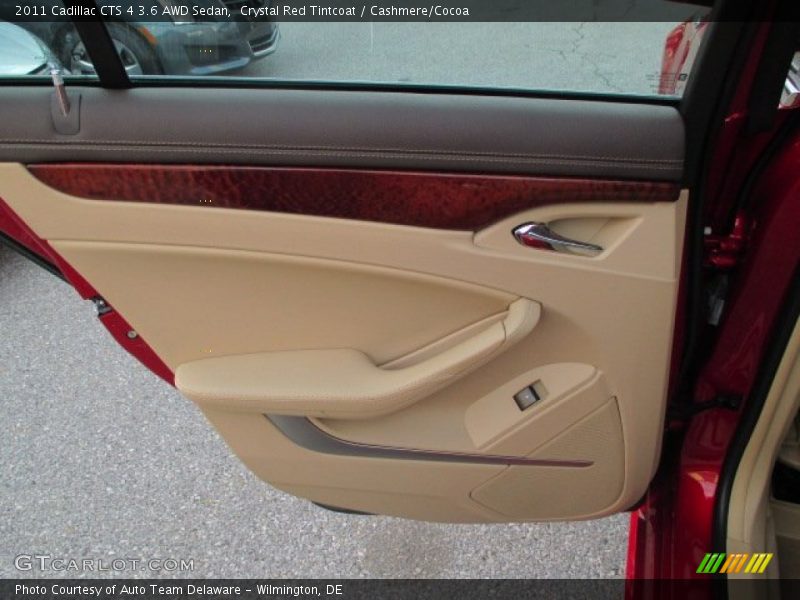 Crystal Red Tintcoat / Cashmere/Cocoa 2011 Cadillac CTS 4 3.6 AWD Sedan